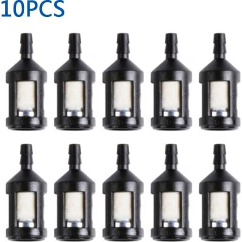 10pcs Fuel Tank Filter For STIHL FS120 FS200 FS250 FS300 For ZAMA ZF1 Poulan Husqvarna Chainsaw Hedge Strimmer Trimmers Parts