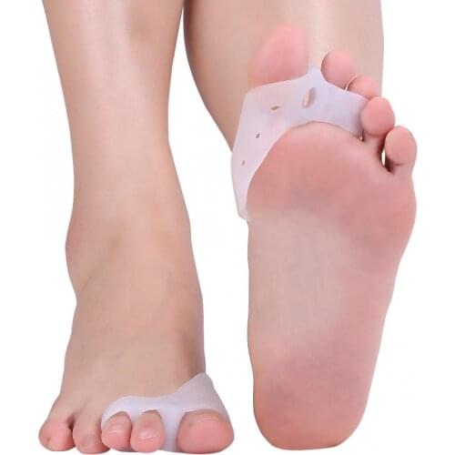 2 Pairs Gel Toe Separator for Hallux Valgus Hammer Toes Correction Foot Care Braces Supports Orthopedic Brace Health Care