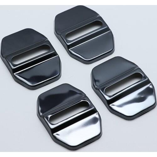 4PCS Auto Case Steel Door Lock Buckle Protective Cover For Mercedes-Benz benz E-class E class W212 W213 2009-2018 Car Styling