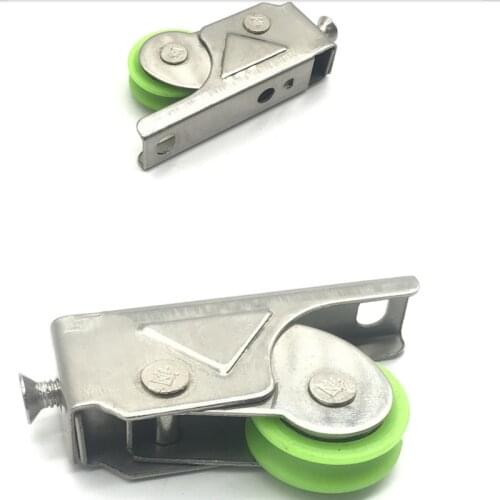 4pcs/lot Aluminum Alloy Door and Window Roller Drawer Box Single Nylon Sliding Roller Pulley Furniture Hardware Accessories