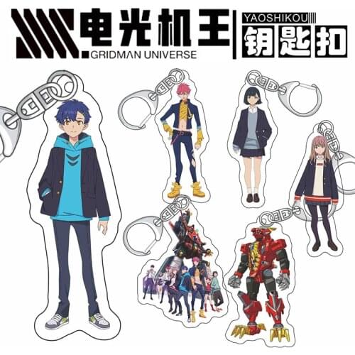 Anime Acrylic Keychain SSSS.DYNAZENON Asanaka Yomogi Gauma Minami Yume Yamanaka Koyomi Pendant Keyring Decor Toy Student Gift