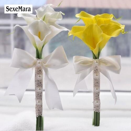 White Calla Bride Bridal Bouquet Wedding Wedding Outdoor Wedding Wedding Bride Bridesmaid Flower