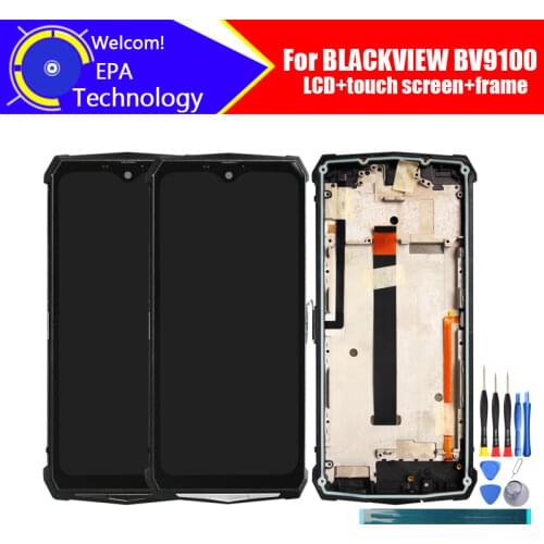 BLACKVIEW BV9100 LCD Display+Touch Screen Digitizer 100% Original Tested LCD Screen Glass Panel For BLACKVIEW BV9100+tools