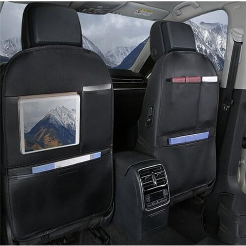 1 Piece Car Back Seat Hanging Bag Auto Car Backseat Organizer Storage Vehicle Anti Kick Pad Protector Back Seat Holder