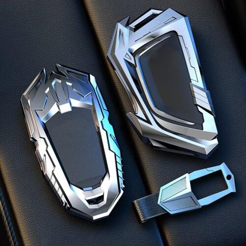 Zinc Alloy Car Key Case Cover for Cadillac XT5 XTS ATSL CT6 CT4 Car Metal Key Buckle Shell Protector Car Accessories