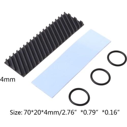 Pure Copper Graphene Heatsink M.2 NGFF 2280 PCI-E NVME SSD Thermal Pad Cooler LX0B