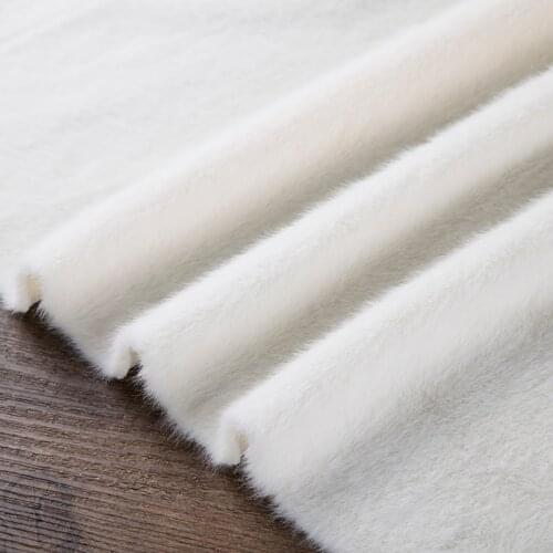 Imitation Mink fur Plush fabric autumn and winter short soft faux fur fabric for coat counter toys pillow DIY fabric 50x160cm
