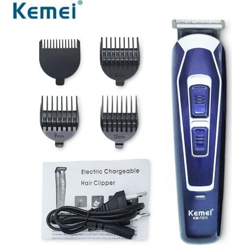 Kemei Precision Mens Hair Clipper Low Noise Styling Trimmer Electric Clippers Shaving Machine Barber Special Tools 45D