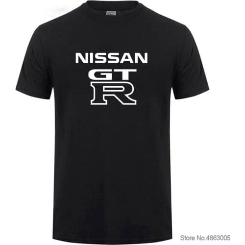 Summer New Nissan GTR Short-Sleeved T-Shirt Man Women Solid Colour T Shirt O-neck Tops