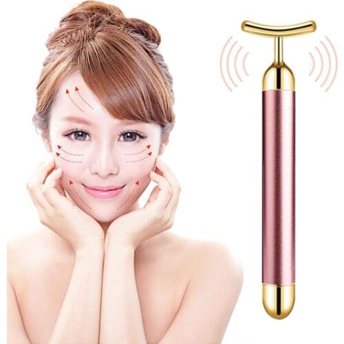 Facial Massager Body Massager Energy Beauty Bar Vibrating Roller Face Lifting Anti-wrinkle Skin Care Gemstone Roller Ball