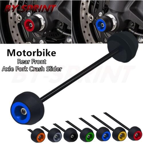 Motorcycle CNC Front Rear Wheel Drop Ball Shock Absorber Protector Crash Sliders Pad For YAMAHA MT-07 FZ-07 MT07 FJ07 2014-2020