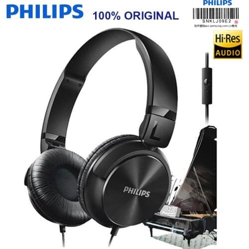 Philips SHL3065 Headphone with Noise Reduction Wire Control Microphone Headband Design for Galaxy 8/8+ Official Certification