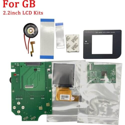 New LCD with Screen Kits for Nintend GB backlight lcd screen High Brightness LCD Replacement for GB DMG GBO Console Accessories