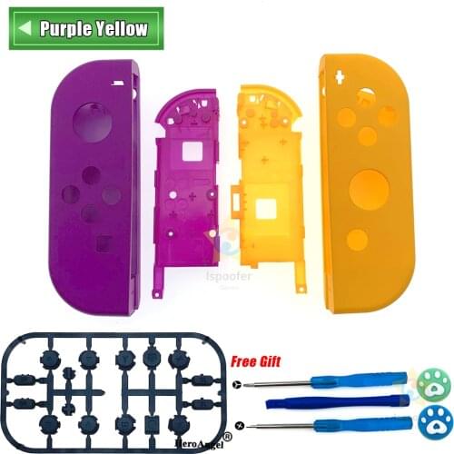 New Limited Edition Housing Shell Case for Nintend Switch JoyCon Controller Colorful Case Cover DIY with Middle Frame