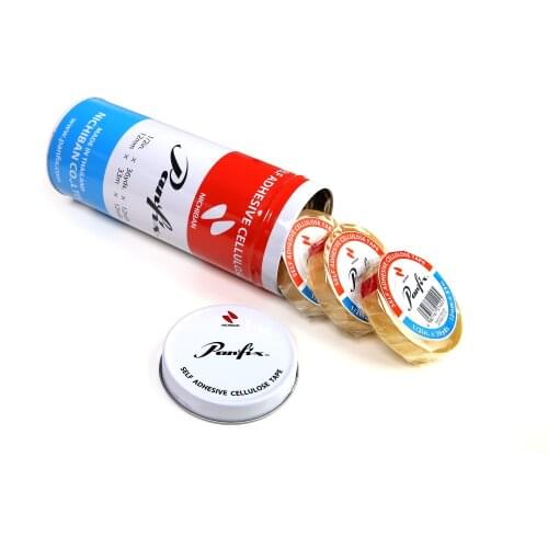Panfix 12 X 33 meters Thin Transparent Tape 12 Metal Box