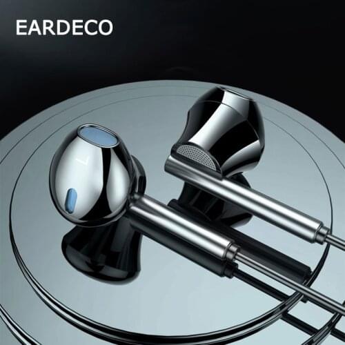 EARDECO 8 Cores Wired Headphones Earphones Bass In-ear Headphone with Mic Earphone Earbuds Mobile Phone Headset Dynamic Stereo
