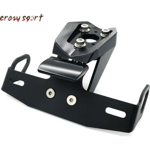 License Plate Holder Frame For YAMAHA YZF R1 YZFR1 R1M R1S 2016-2020 Motorcycle Fender Registration Tail Bracket LED Light