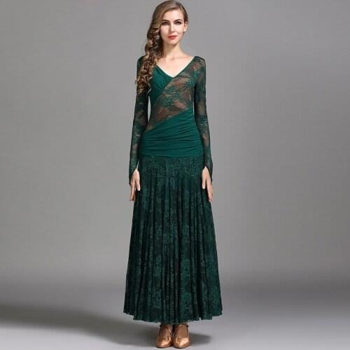 Standard dance dresses waltz ballroom dance competition dresses women female stage ballroom dance dress wear costume FF1030