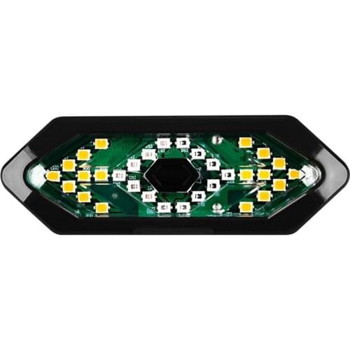 Smart Bicycle Taillight with Turn Signals Remote Control Wireless USB Rechargeable Cycling Night Riding Lamp with Horn