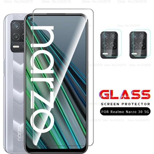 Camera lens tempered glass for oppo realme narzo 30 5G realmy real me narzo30 screen protector safety glass film