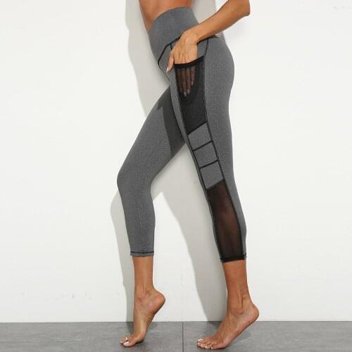 Women Workout Seamless Yoga Legging With Side Pockets High Waist Fitness Sweat Yoga Pants For Women Training Pants Gym Clothing