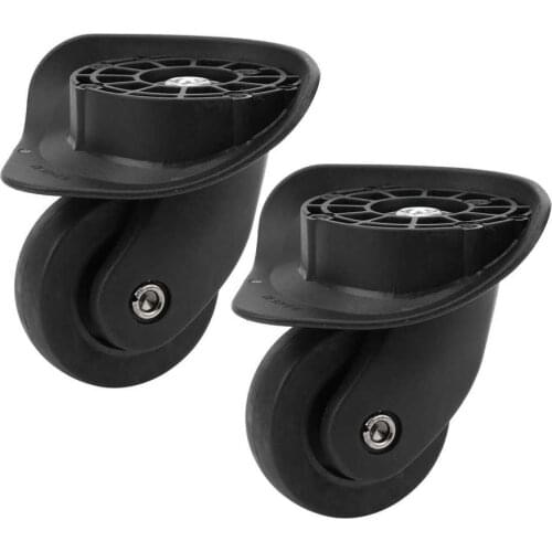 1Pair Trolley Case Luggage Wheel Universal Travel Suitcase Parts Accessory High Quality Plastic Luggage Wheel Replacement Wheel