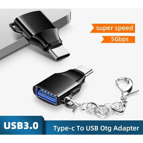 Type C OTG To USB 3.0 Phone OTG Adapter Male to USB 3.0 Female Converter TYPE-C card Reader for MacBook Pro Samsung Xiaomi