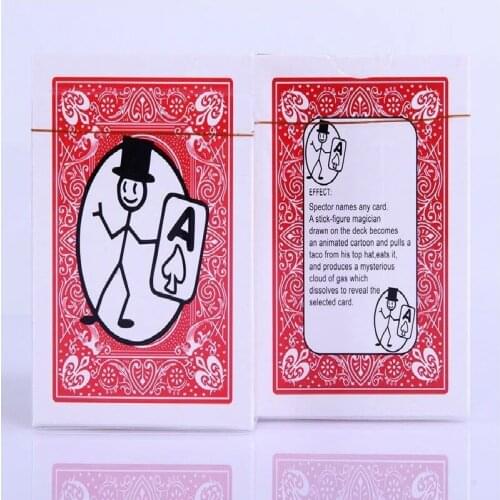 Free Shipping Card-toon Cartoon Magic Cards Magia Deck Pack Playing Card Magic Tricks Close Up Street Magic Tricks Puzzle Toys