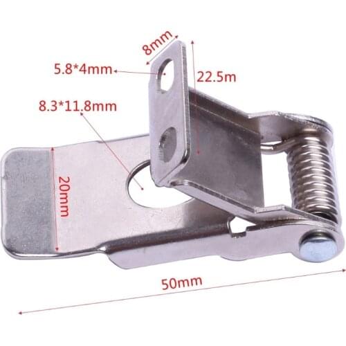 10Pieces/lot led panel lamps fixing spring Clamp downlight fixing spring clips with 39mm metal bracket for recessed lights