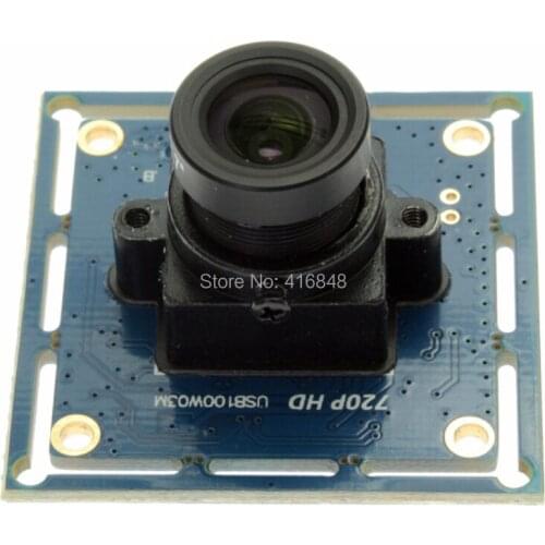 HD 720P OmniVision OV9712 USB Webcam PCB Board MJPEG OTG UVC Android Linux Windows Mac plug and play usb camera module