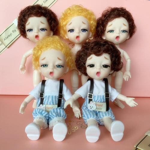 New 16cm Bjd Doll 13 Joint Baby Doll Toy Lovely Sleepy Face Doll Dress Up Toys for Girls Gift Kids Toy