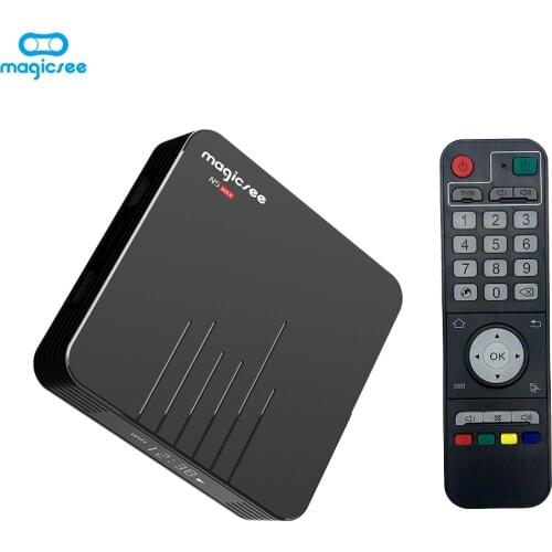 Magicsee N5 Max Smart Android 9.0 TV Box S905X3 Cortex-A55 Quad Core 64 Bit 2.4G & 5G WiFi 4K VP9 Decoding Miracast Media Player