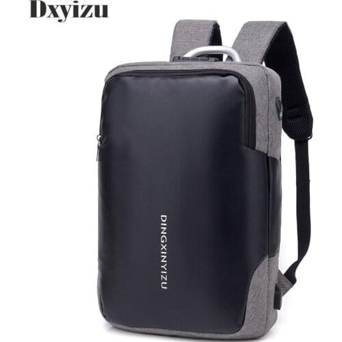 2020 Multifaction New Men Polyester Men Backpack Bag Business Large Capacity Laptop Bag Intelligent Charging Man Travel Backpack