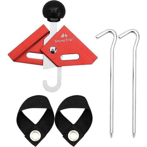 New-ShineTrip Outdoor Camping Tent Accessories Awning Pole Tips Caps with Tent Nail Fixing Buckle Canopy Rod Top Cap