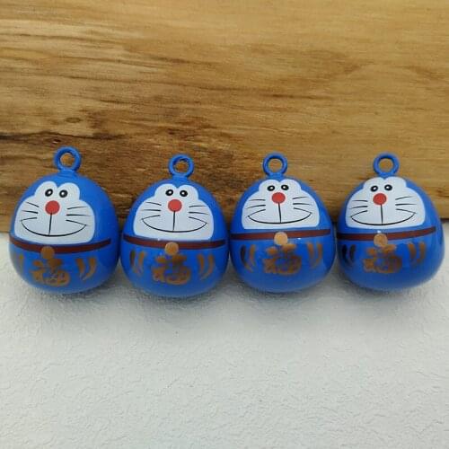 Cartoon Cat Jingle Bells Good Luck Close Charms Necklace Pendant Accessories Jewelry Craft Findings