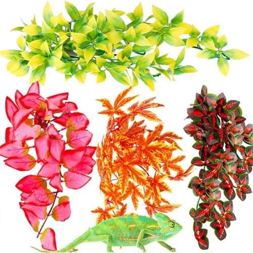 4 Styles Hanging Fake Vines Artificial Flower String Foliage Reptile Simulation Plants Rattan Plants Ivy Leaf for Wedding Decor