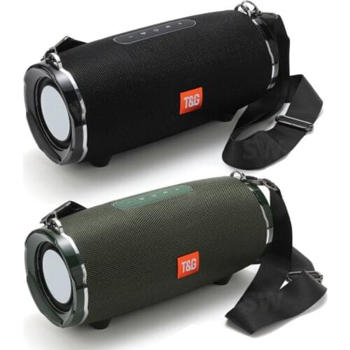 50W Bluetooth Speaker TG187 Waterproof Portable Column High Power For PC Computer Speakers Subwoofer Boom Box Music Center Radio