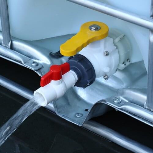 Durable IBC Tank Adapter Aquarium Fish Tank Drainage Intake Composite Joint DIY Tools Garden Hose Connector