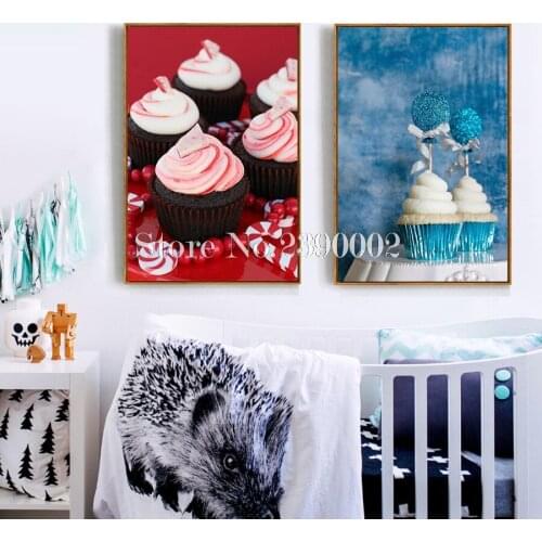 Needlework Ice Cream Rose Cross Stitch Full Diamond Embroidery Cake Flower Diamond Mosaic Home Decoration Diy Diamond Painting