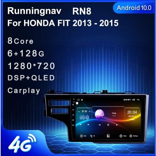 Runningnav For HONDA FIT 2013 - 2015 Android Car Radio Multimedia Video Player Navigation GPS