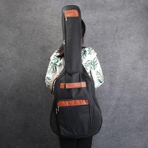 40" 41" Guitar Backpack Shoulder Straps Pockets 5mm Cotton Padded Gig Bag Case