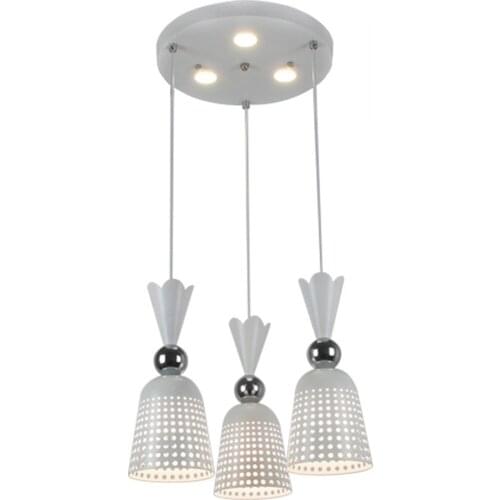 Brand New Aluminum Horn Hollow Out Dining Room Pendant Light Modern Restaurant Hallway Hanging Pendant Lamp Bar Counter
