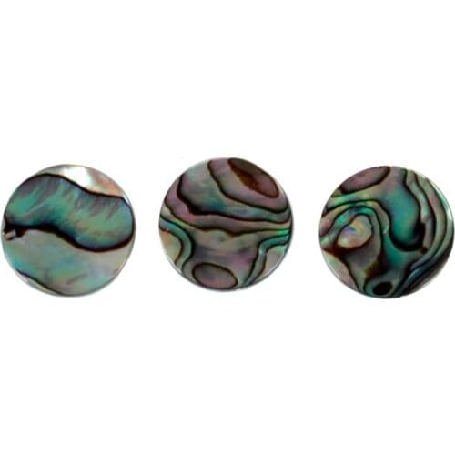 Tooyful 3 Pieces Shell Finger Buttons Exquisite Finest Key Button Inlays for Trumpet DIY Accessory Decoration