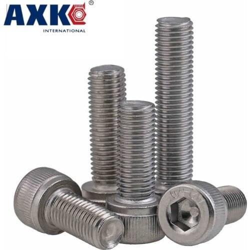 #2-56 UNC Hex Socket Head Cap Screws A2 Stainless Steel Full Thread