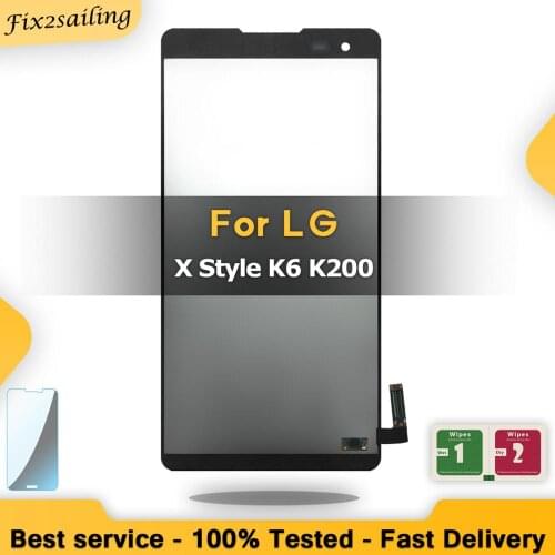 High Quality For LG X Style K6 K200 LCD Display and Touch Screen Digitizer Assembly K200DS K200F K6 LCD Without frame
