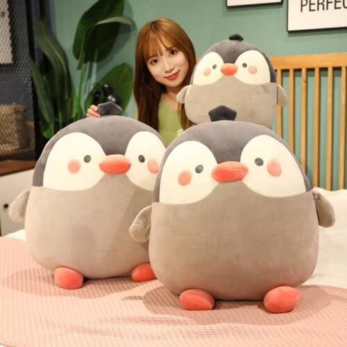 Nice 1pc 35cm/45cm/55cm Huggable Fat Lovely Penguin Plush Toys Cartoon Stuffed Soft Animal Dolls toy for Children Birthday Gifts