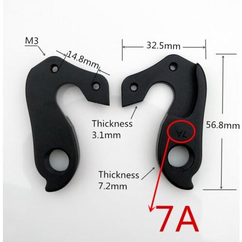 2pc Bicycle gear rear derailleur hanger For Specialized Tarmac Expert Roubaix Shiv long S-Works Amira Venge Long Version dropout