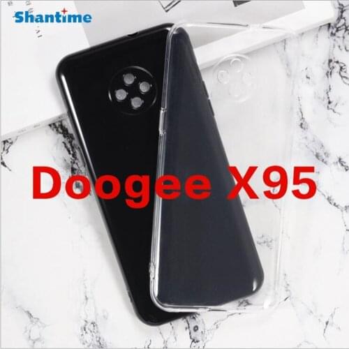For Doogee X95 Case Silicon Cover Soft TPU Matte Black Phone Protector Shell For Doogee X95 Capa Coque Back Cover Case