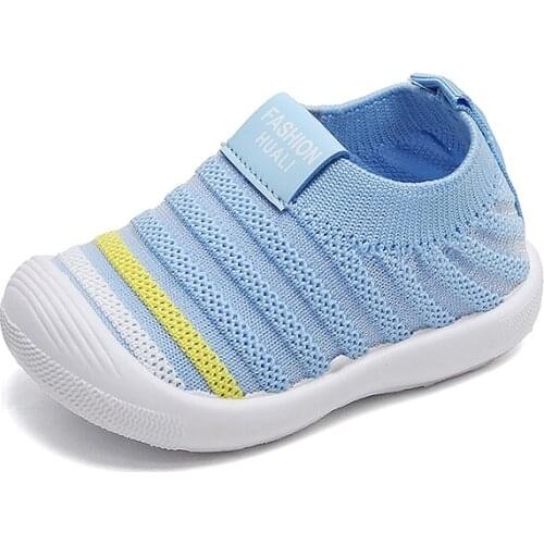 Baby First Walkers Shoes 2021 Spring Infant Toddler Shoes Girls Boy Casual Mesh Shoes Soft Bottom Comfortable Non-slip Shoes