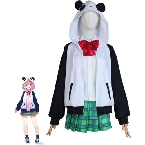 Hololive VTuber GAMERS YouTuber Sasaki Saku Cosplay Costumes Women Casual Outfits Top Skirts Coat Halloween Uniforms Custom Made